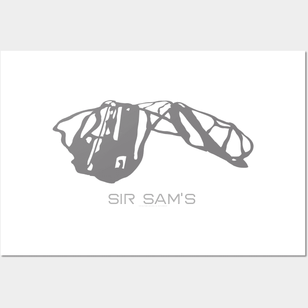 Ski Sam's Resort 3D Wall Art by Mapsynergy